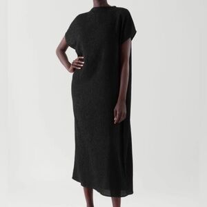 COS pleated texture dress